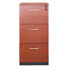 MSA MUEBLES SANTA ANA - Kardex 3 Cajones KX 3 CEREZO con NEGRO