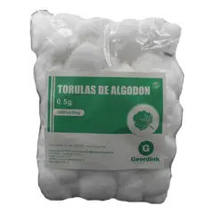GENERICO - Torulas De Algodón 0,5 Gramos x 100 Unidades Geerdink