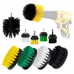 GENERICO - Cepillos De Limpieza Para Taladro Set X10 Auto Hogar Tapiz