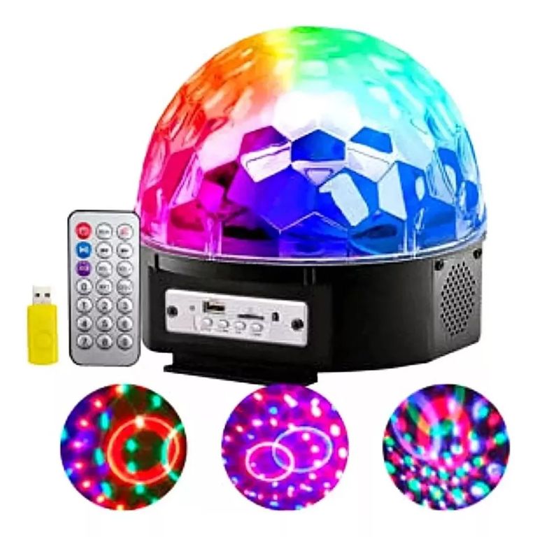 Bola Disco Rítmica Luces De Fiesta Carrete