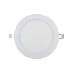 LED STUDIO - PANEL SLIM ALUM REDONDO 12W LUZ CÁLIDA BLANCO