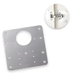 GENERICO - Placa De Reparacion Puertas Placa Bisagra Cocina Fijacion