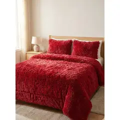 GENERICO - CUBRE CAMA PELUDITO CONEJO PREMIUM 2PZ, MAS 2 FUNDAS PARA ALMOHADA EXTRA SUAVE