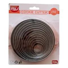 GENERICO - Cortador Galletas Circular 14 pcs