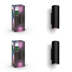 PHILIPS HUE - Set 2 Aplique Exterior Doble Appear RGB Zigbee BT