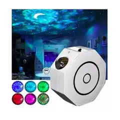 GENERICO - Proyector Parlante Lampara Galaxia Bluetooth Luz Rgb Control