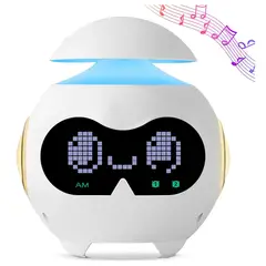 GENERICO - Reloj Despertador Emoji Digital Rgb Luz Led Y Parlante Bt