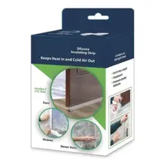 GENERICO - Cinta Aislante Silicona Para Puertas Ventanas Ducha Rollos