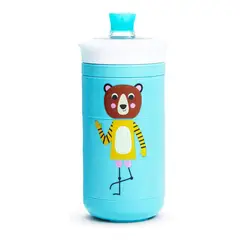 MUNCHKIN - Vaso Antiderrame Twisty Animales Divertidos Azul