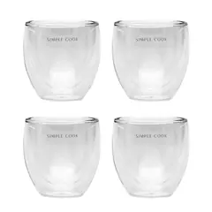SIMPLE COOK - Set 4 tazas espresso