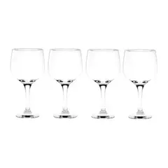 IMPORTCLICK - Set 4 Copas Cóctel Cristal 653 ML - Turquesa