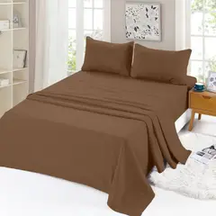 GENERICO - Sabanas De Polar (Queen) Otoño Invierno - Cafe - 2 plazas