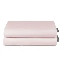 3ANGELI - Set 2 Fundas Almohada 50x70 Rosa Soft Touch