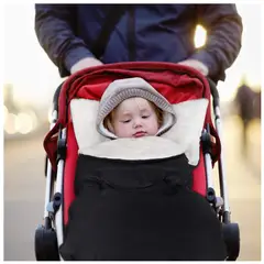 OEM - SACO PARA COCHE BEBE IMPERMEABLE CON POLAR