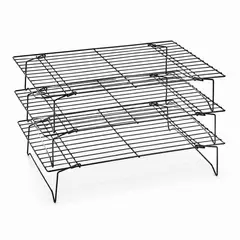 HOMESTAR - Rejilla enfriadora plegable metálica para repostería