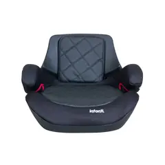 INFANTI - Silla de Auto Alzador Go Isofix Black Stone