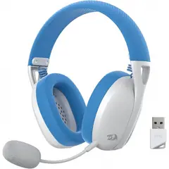 REDRAGON - AUDIFONO H848 AZUL Bluetooth micrófono desmontable