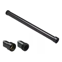 KUANGYE - Extensión Para Columnas De Ducha Negra 30 Cm