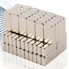 KUANGYE - Hoja De Imán Fuerte Ndfeb Rectangular 50pk 20x 10x 2 Mm