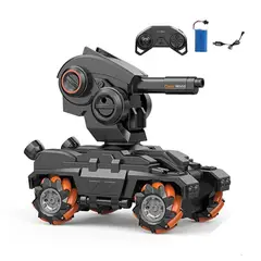 GENERICO - AUTO TANQUE CONTROL REMOTO DISPARADOR DRIFT NEGRO NARANJO