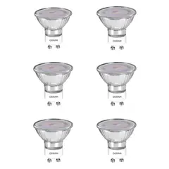 OSRAM LEDVANCE - Set 6 Ampolletas OSRAM LEDANCE PAR16 GU10 4W= 50 W Luz Calida