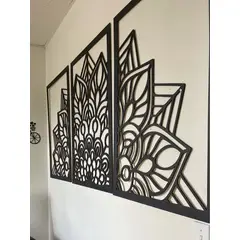 GENERICO - Cuadros Decorativos Mándala Artesanal 35 X 60 cm