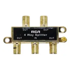 RCA - Splitter Coaxial 1x4 - Tv / Cable