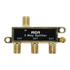 RCA - Splitter Coaxial 1x3 - Tv Cable