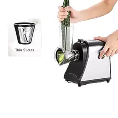 GENERICO - Rallador Triturador Multiusos Eléctrico Vegetales Frutas