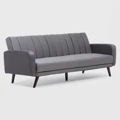 DANIELS - Sofá Futón 3 Cuerpos Clásico Cambridge Gris EG2021GR