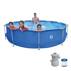 AVENLI - Piscina estructural redonda 360x76cm con accesorios