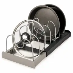 HOMESTAR - Rack organizador extensible para tapas y tablas