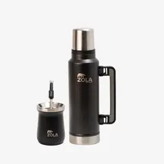 ZOLA OUTDOORS - Set de mate 2.0 Vaso + Termo + Bombilla -