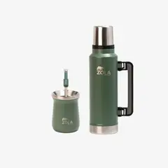 ZOLA OUTDOORS - Set de mate 2.0 Vaso + Termo + Bombilla -