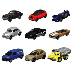 MATCHBOX - PAQUETE DE 9 AUTOS BASICOS - CITY MAZDA
