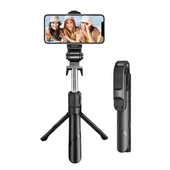 CRUSEC - Estabilizador Trípode Selfie Stick Mando Bluetooth