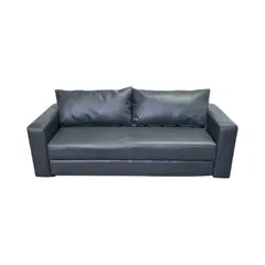 DISEÑOS VALESTRINI - SOFA CAMA MULTIFUNCIONAL ECOCUERO GRIS