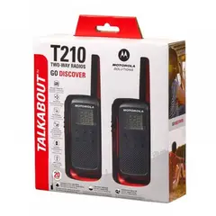 MOTOROLA - Intercomunicador Transceptor Walkie Talkie T210cl Talkabout