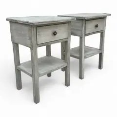 TAIKKEE - Pack Veladores rústicos madera