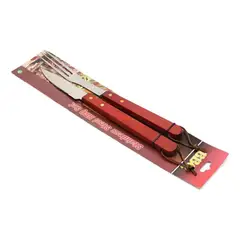 GENERICO - Kit Parrillero Set De Utensilios Para Asado