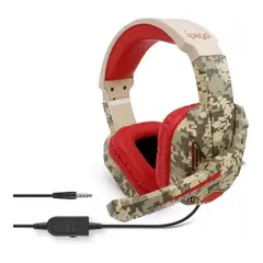 IPEGA - Audifono Gaming Headset Con Microfono 35mm Camuflaje