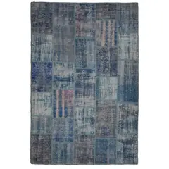 RUGS CL - Alfombra Rugscl Patchwork Azul Indigo150x208 6912AT