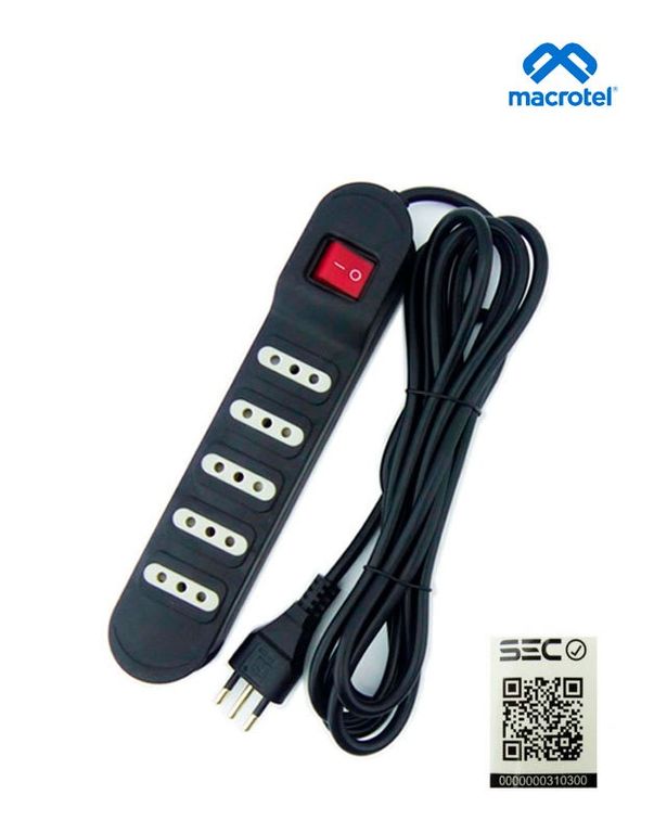 ALARGADOR MODELO ME-071 COLOR NEGRO