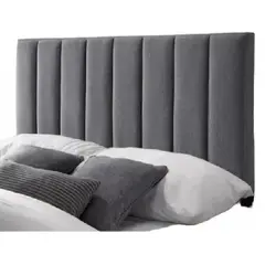 GENERICO - Respaldo TUBULAR FELPA GRIS OSCURO king