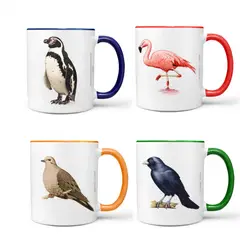 ANDES1 - Set de 4 Tazones Pájaros de Chile N°4