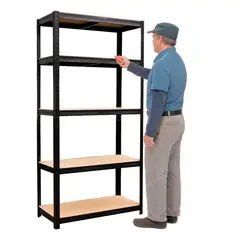 PROCHEF - Estante 90x40x180 cm Acero Pintado 5 Band. 875 Kg