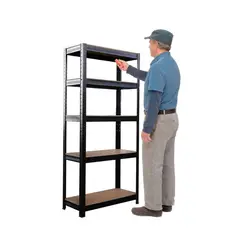 PROCHEF - Estante 70x30x150 cm Acero Pintado 5 Band. 750 Kg