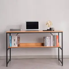 SPAZZIO - Escritorio Iron Line natural 120x60x75 cm