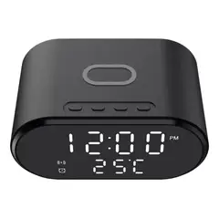 IMPORTCLICK - Reloj Digital Despertador Alarma Carga Inalámbrica Termómetro