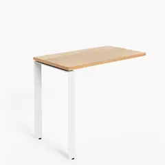 FORM OFFICE - Escritorio Lateral Space 50x90 Natura/Blanco Form